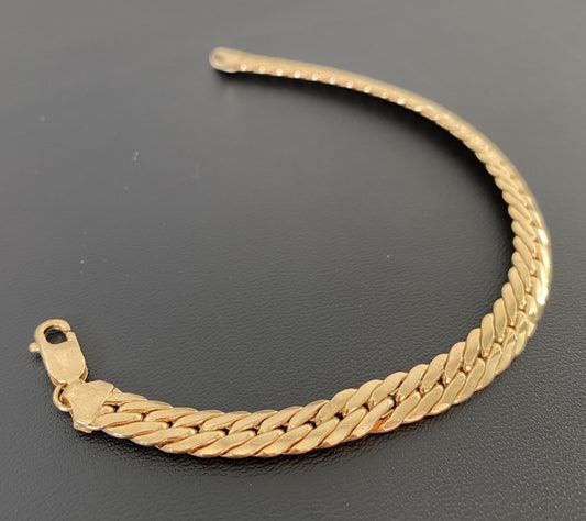 18K Bracelet Cobra Gold